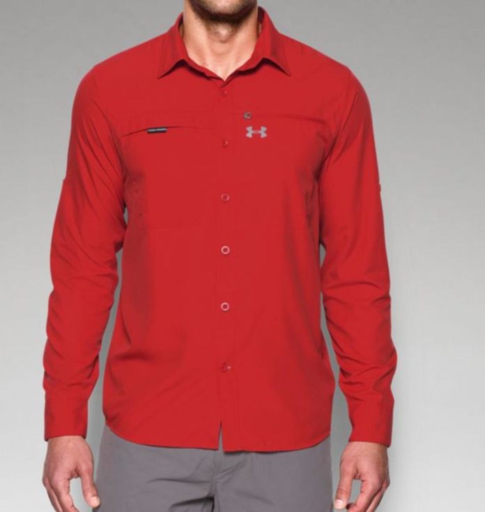 under armour button for down long sleeve