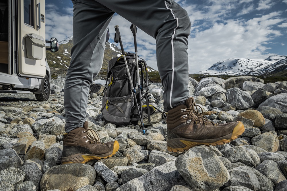 double mountaineering boots